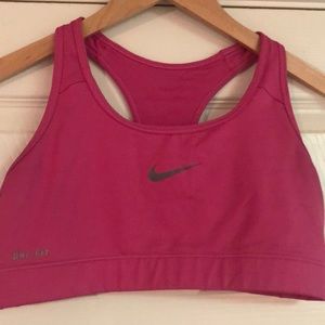 Pink Nike Razorback Sports Bra